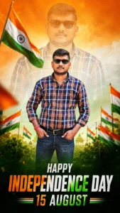 15 August Independence Day 2027 AI Photo Editing Poster