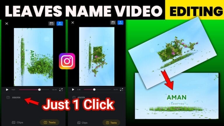 Trending Leaves Name Video Editing Kaise Kare