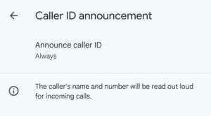 Call Aane Par Name Bolne Wala Setting