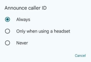 Call Aane Par Name Bolne Wala Setting