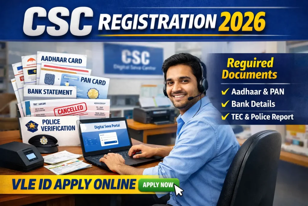 CSC Registration Kaise Kare 2026