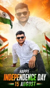 Independence Day 2027 AI Double Portrait Photo Editing