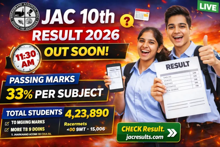 JAC 10th Result 2026