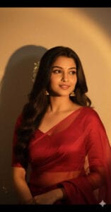 Red Saree Viral Photo Prompt